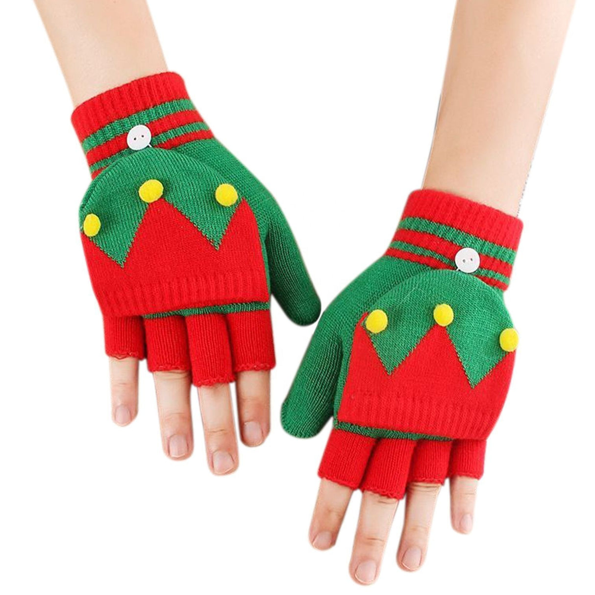 Gants sans doigts cadeaux de Noël