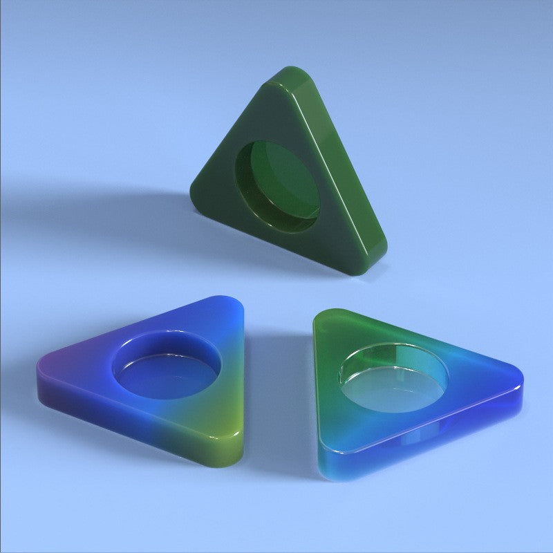 Bougeoir triangulaire