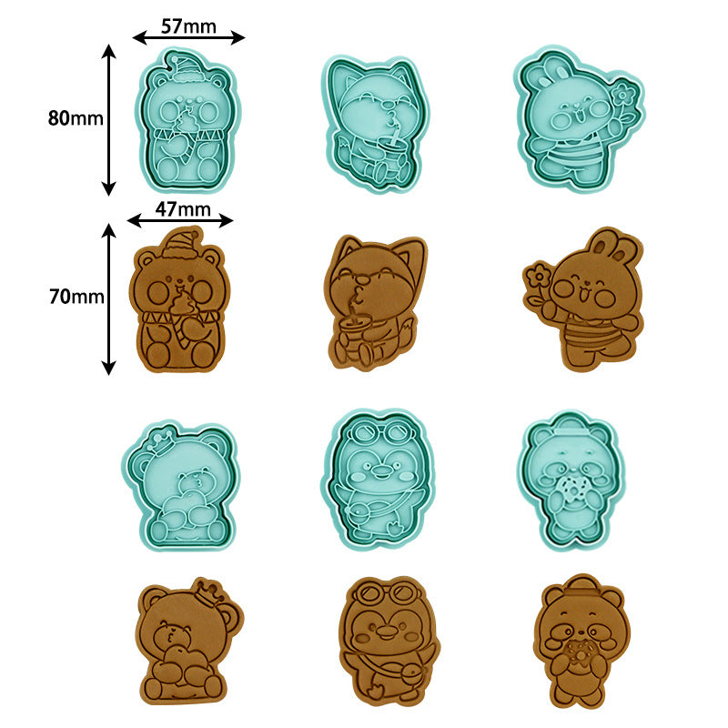 Ensemble de 6 emporte-pièces