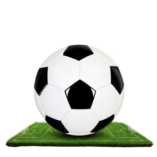 Ballon de football en mousse bicolore de 7 pouces