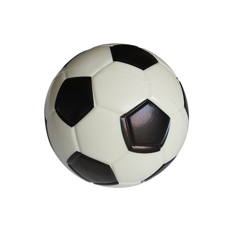 Ballon de football en mousse bicolore - 20 cm