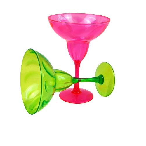 Verre à vin en plastique Martini