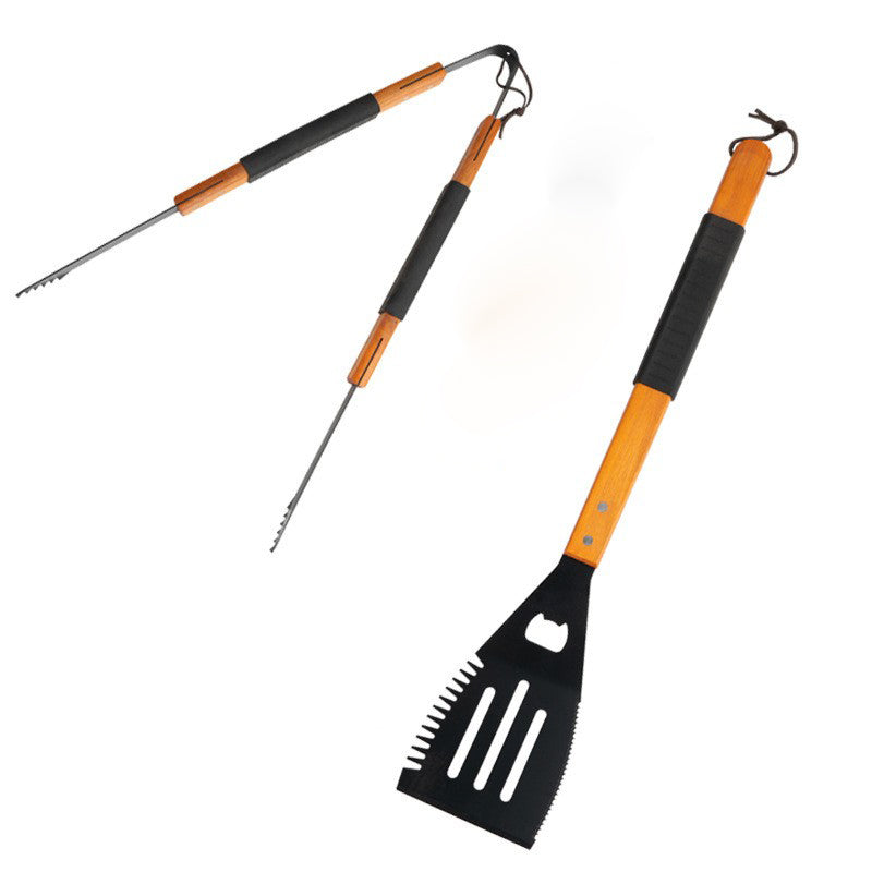 Ensembles de barbecue en bois dans un sac en toile