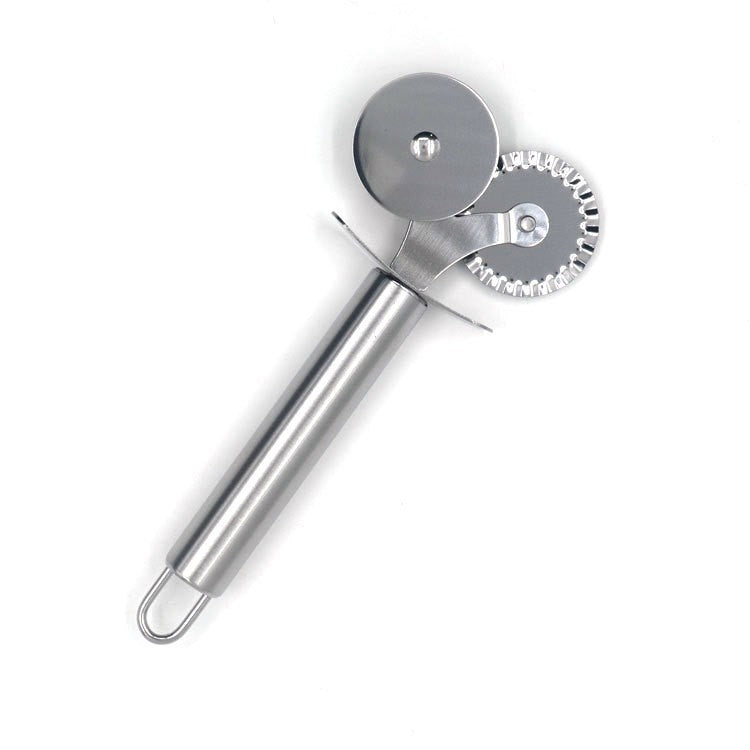 Coupe-pizza à double glissière