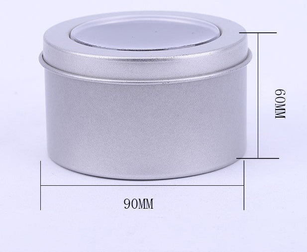 Iron Transparent Window Tin Box