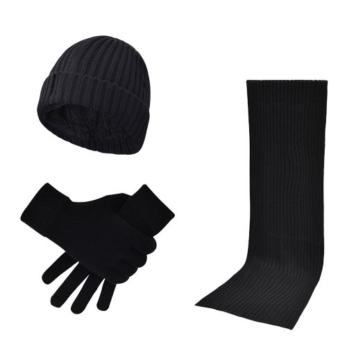 Ensemble bonnet, écharpe et gants