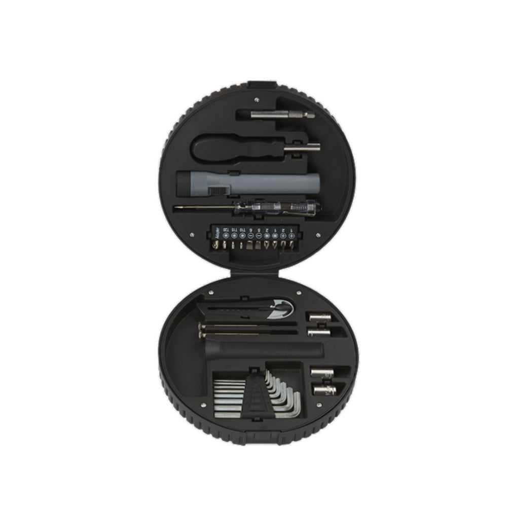 Tire-shaped Portable Multi-function Tool Kit