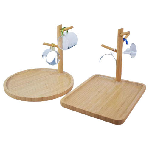 Porte-gobelet à vin en bois