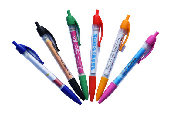 Stylo à bille à pression rotative