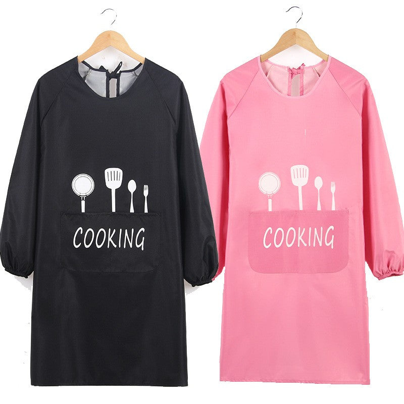 Tablier à manches longues