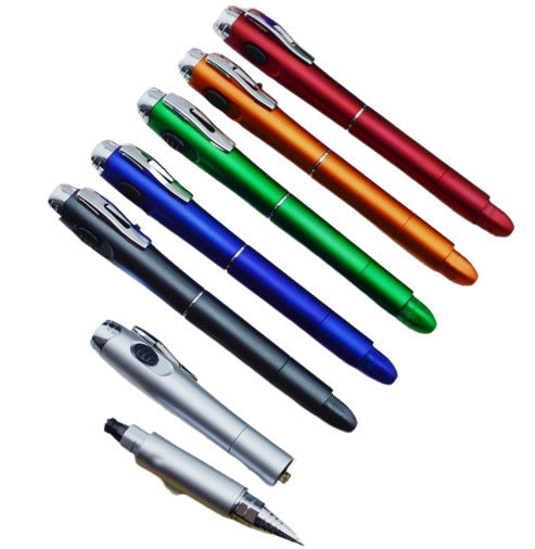Stylo à bille avec lumière LED et tournevis
