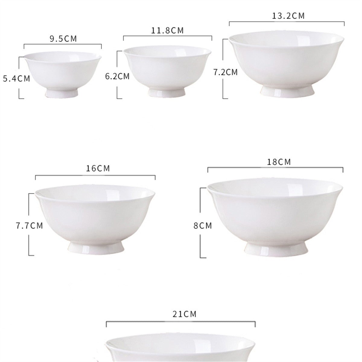 50oz Ceramic Ramen Bowl Big Noodle Bowls - Yorkn Inc✅