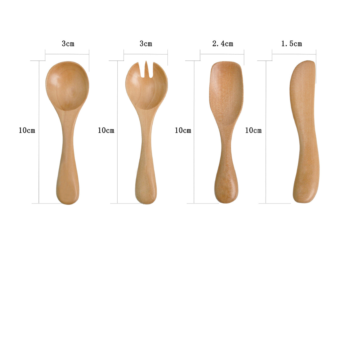 Baby Wooden Cutlery Set