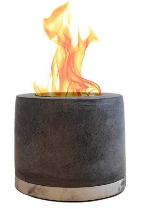 Foyer de table en béton