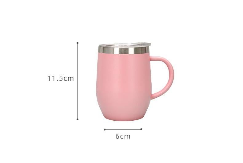 Tasse à café en acier inoxydable de 12 oz