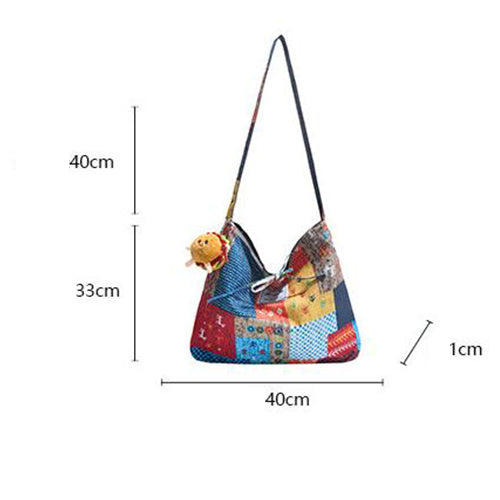 Sac fourre-tout réversible à bandoulière