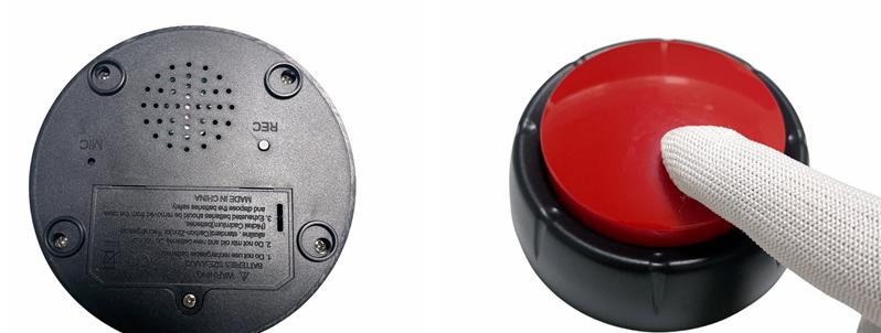 Bouton de conversation d'enregistrement de 60 secondes