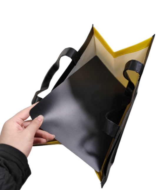 Sac fourre-tout non tissé laminé avec poche - Par bateau