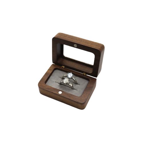 Coffret en bois de noyer noir