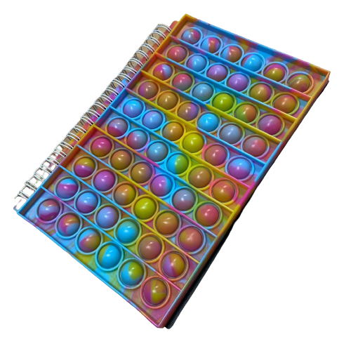 Carnet à bulles en silicone