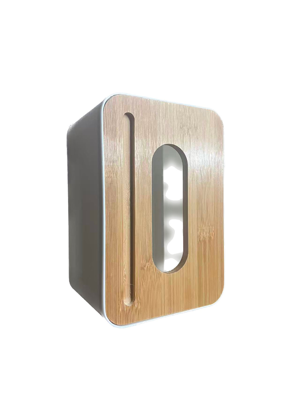 Boîte à mouchoirs en bambou et bois