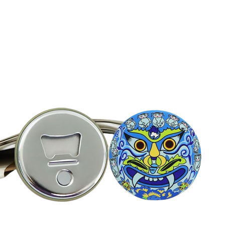 Décapsuleur magnétique en fer blanc