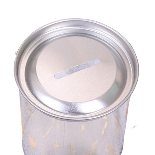 Tirelire transparente