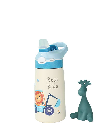 Tasse isolante en paille avec bec de canard