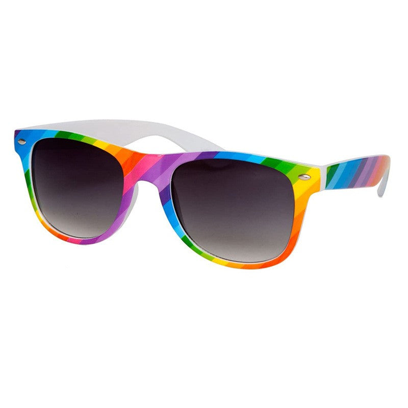 Lunettes de soleil bicolores