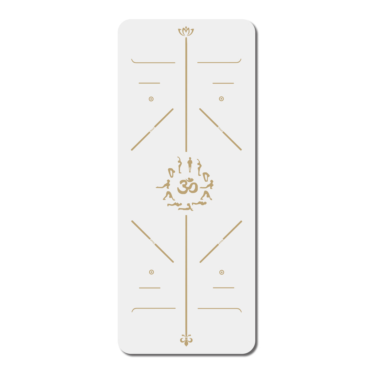 Tapis de yoga en caoutchouc PU