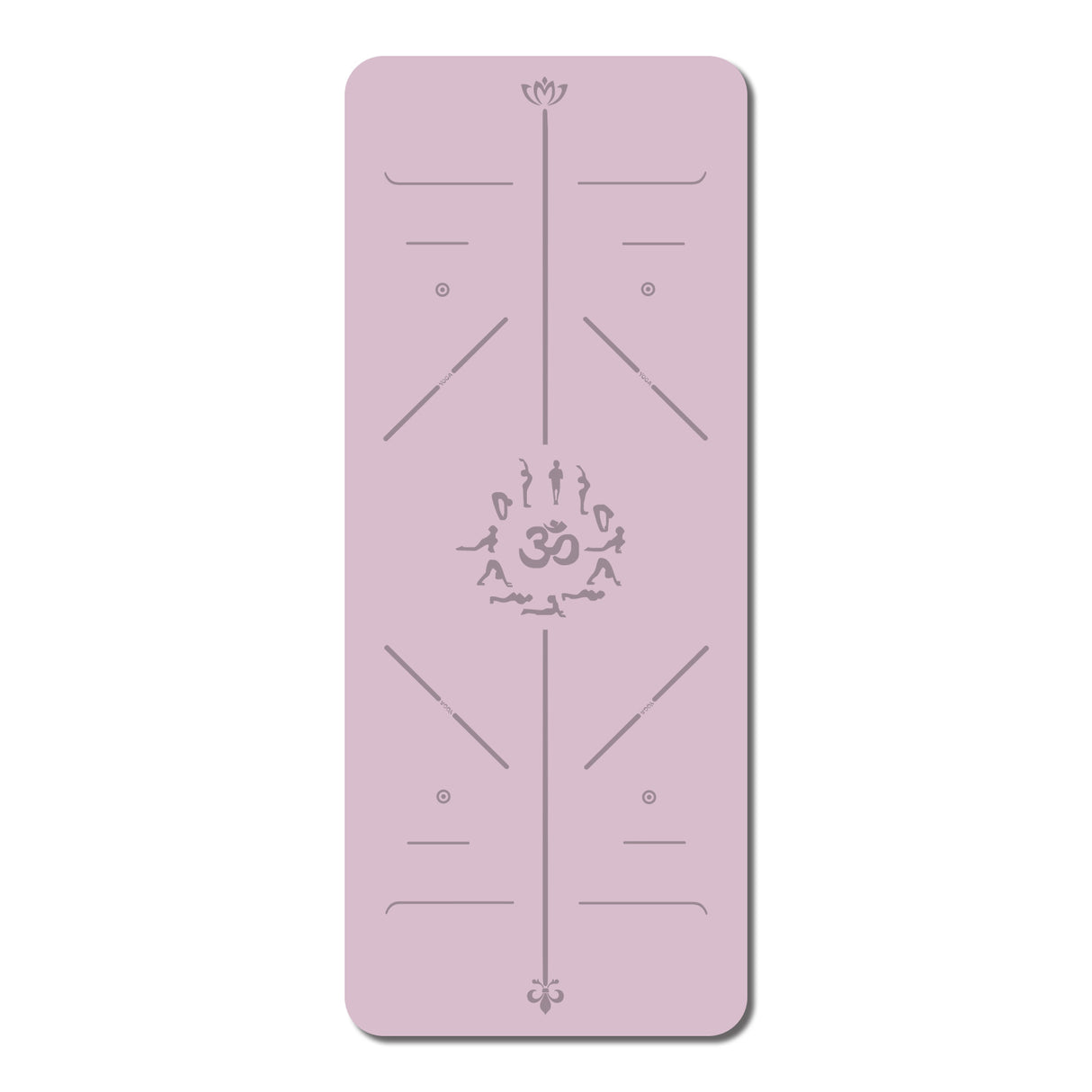 Tapis de yoga en caoutchouc PU
