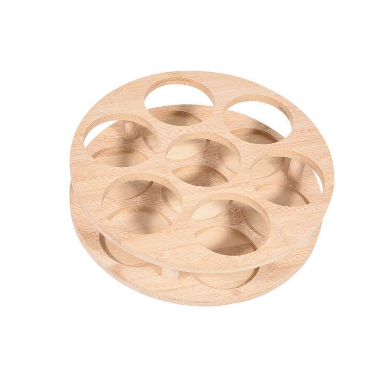 Casier à vin portable en bois