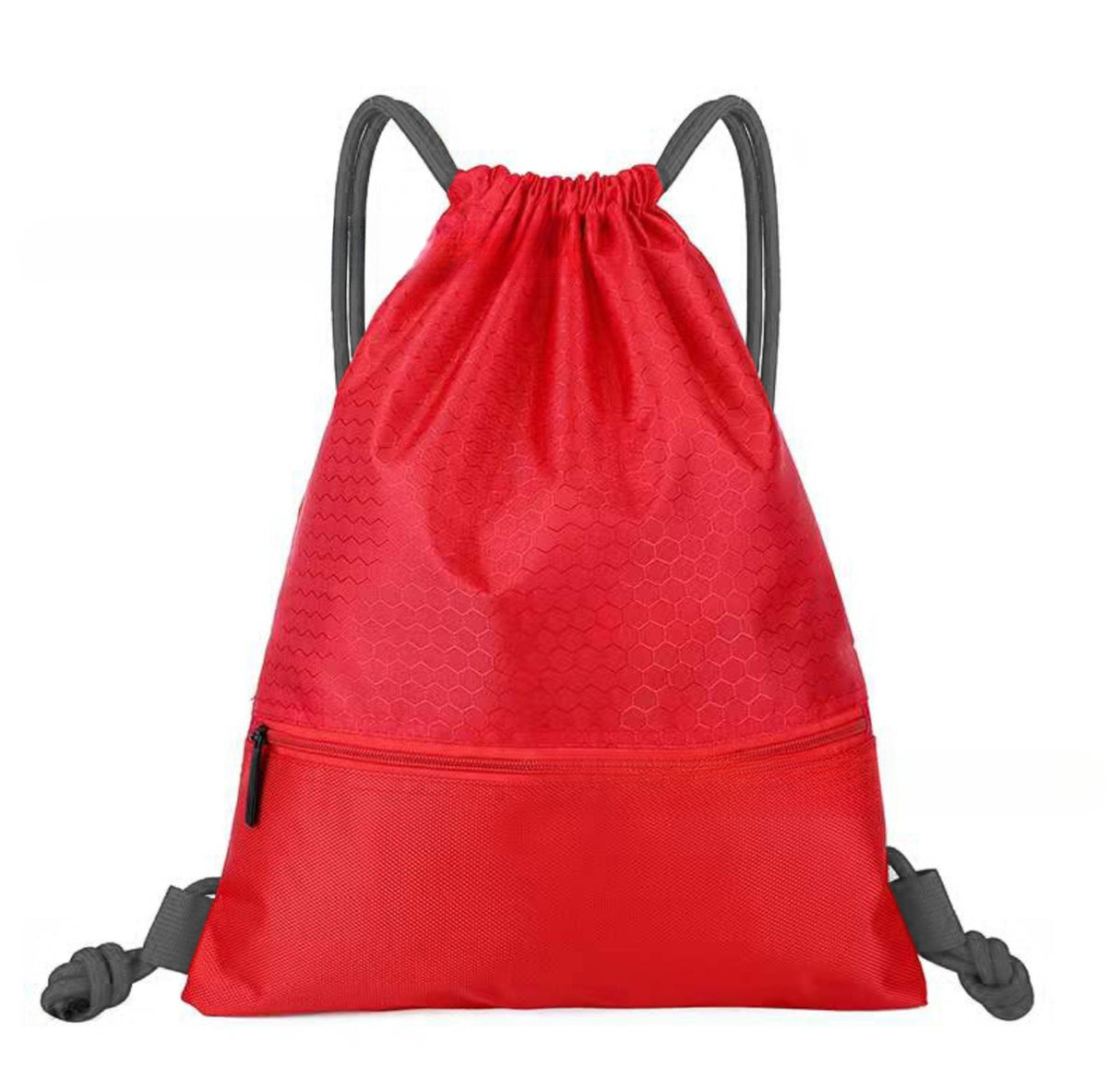 Sac à cordon de serrage et fermeture éclair