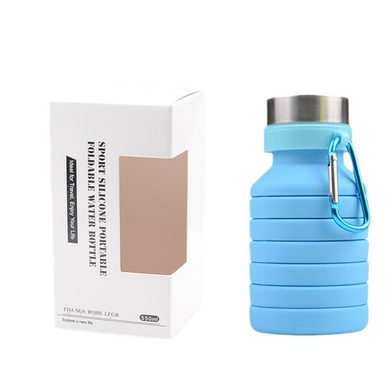 Bouteille d'eau pliable de 550 ml