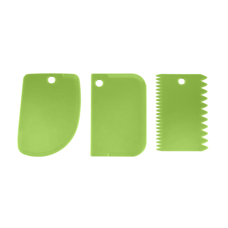 Ensemble de trois grattoirs à crème