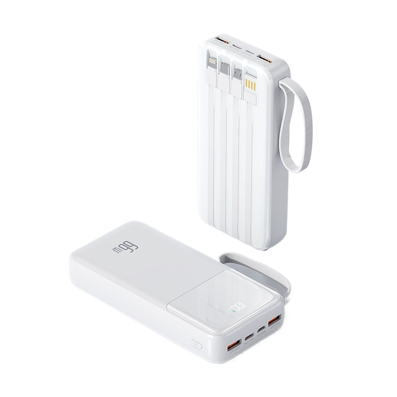 Batterie externe 10 000 mAh avec câbles