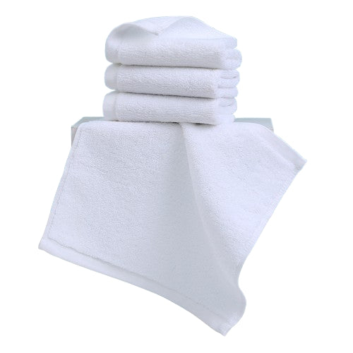 Serviette de sport en coton blanc 35 x 75 cm