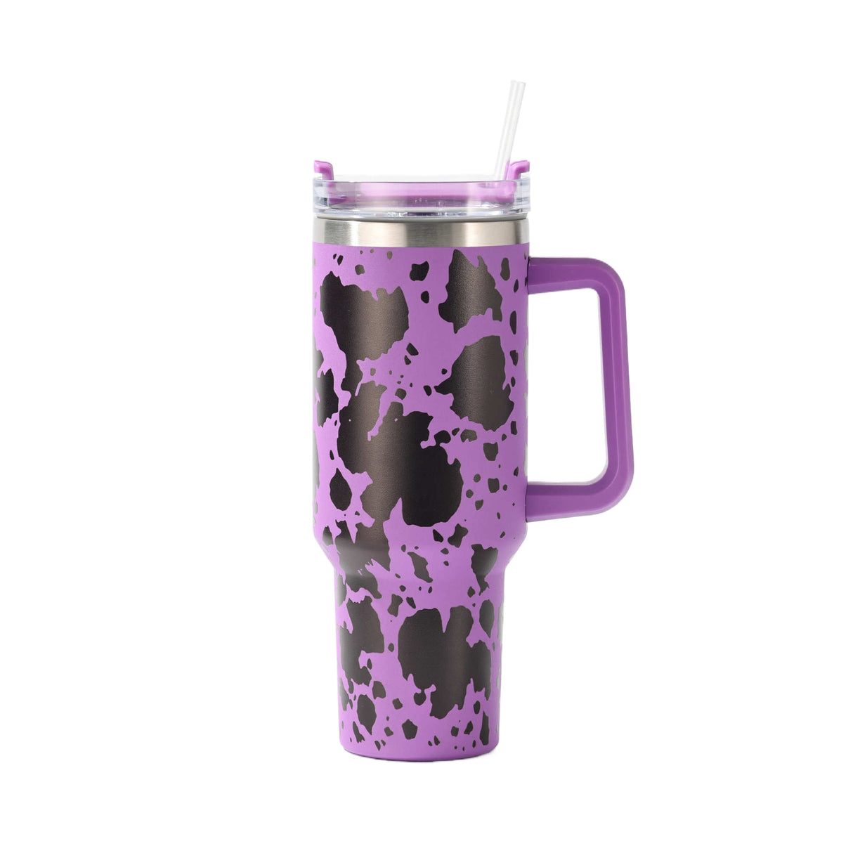 Bouteille à motif vache de 40 oz