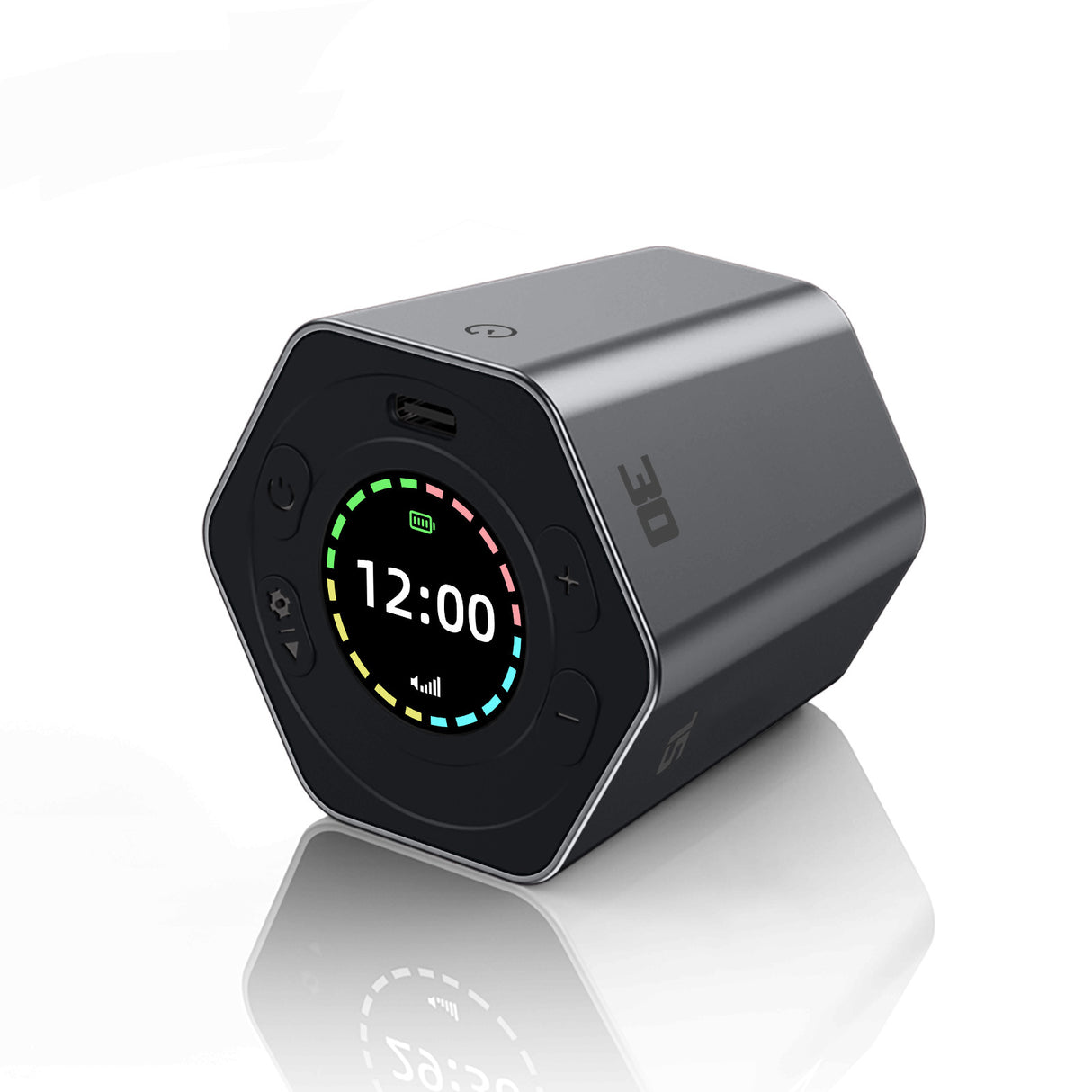 Minuterie de bureau numérique rechargeable