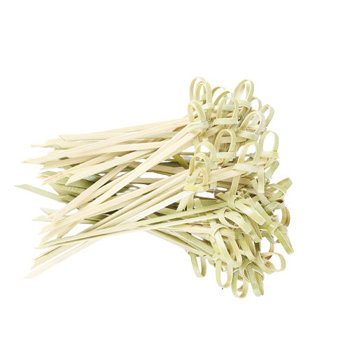 Brochette à cocktail en bambou en forme d'anneau