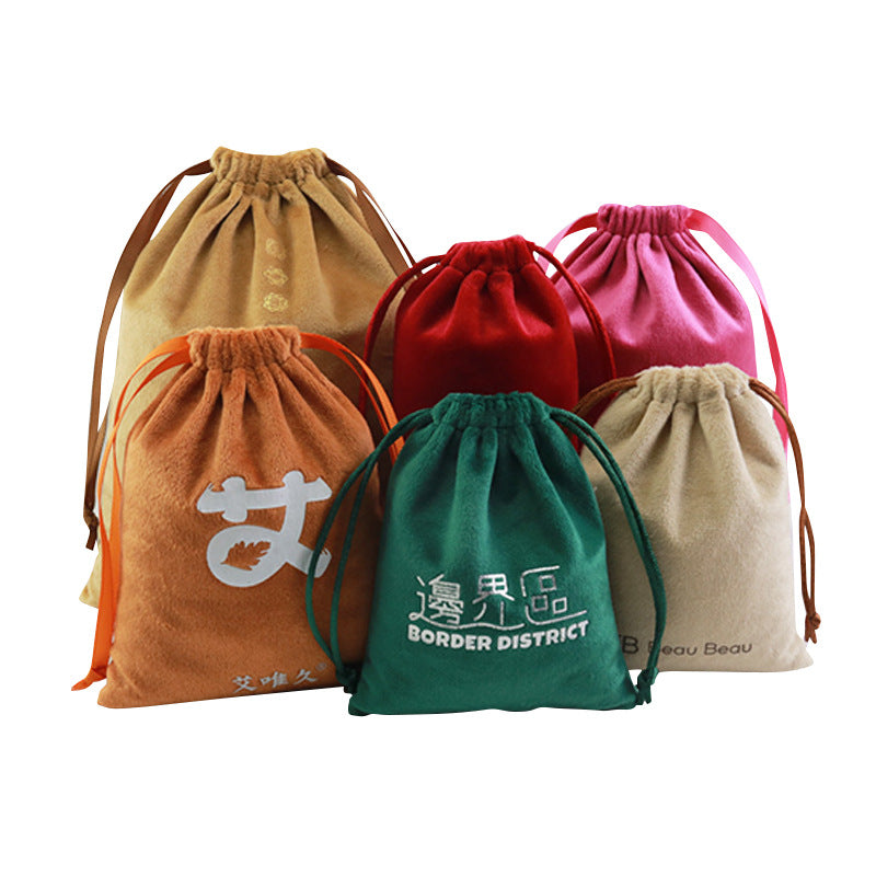 Pierre de jade Guasha avec sac en velours