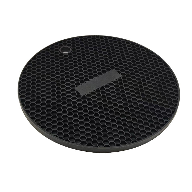 Set de table circulaire en silicone nid d'abeille