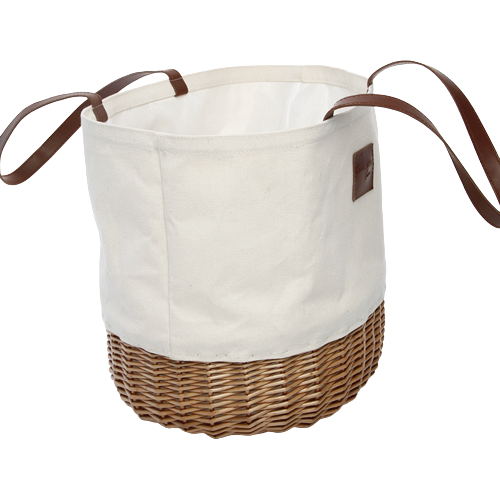 Promenade Picnic Canvas Basket - By Boat