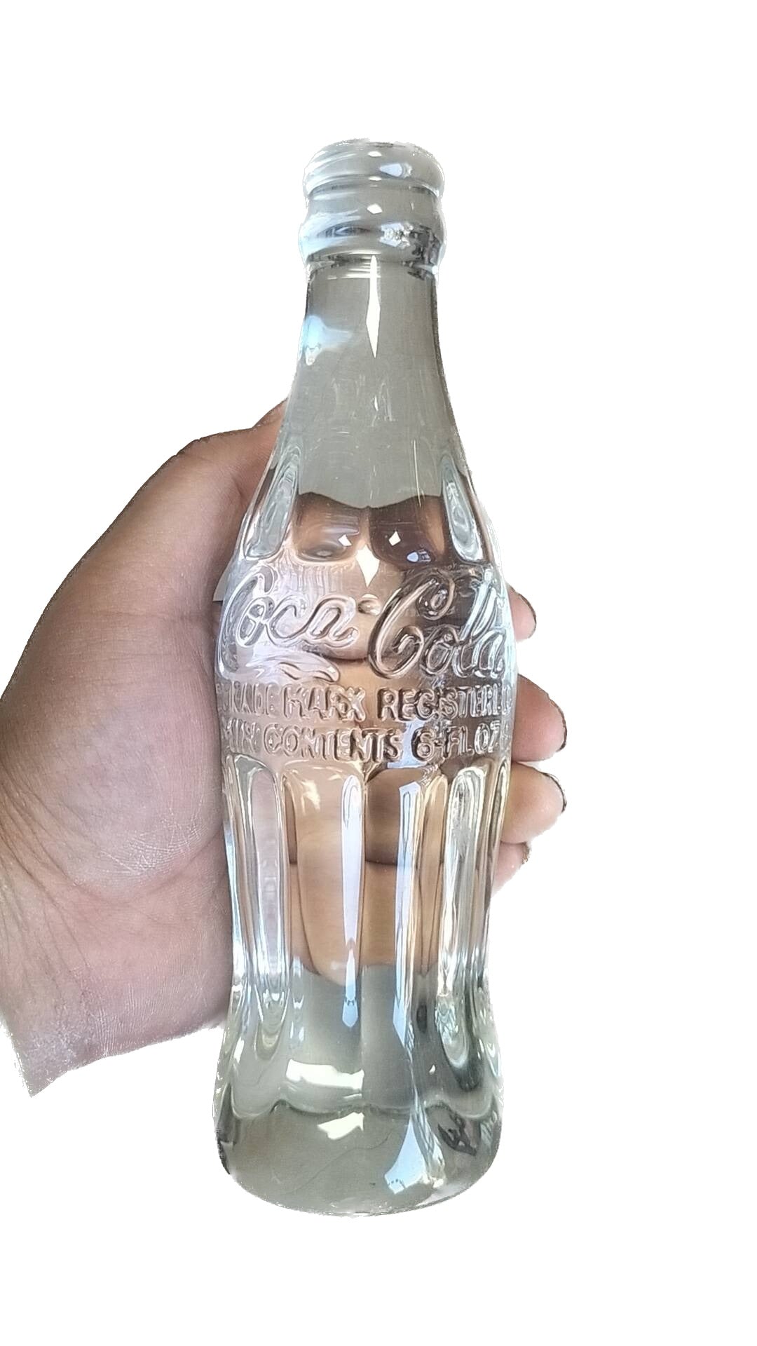 Modèle en cristal de bouteille de Coca-Cola