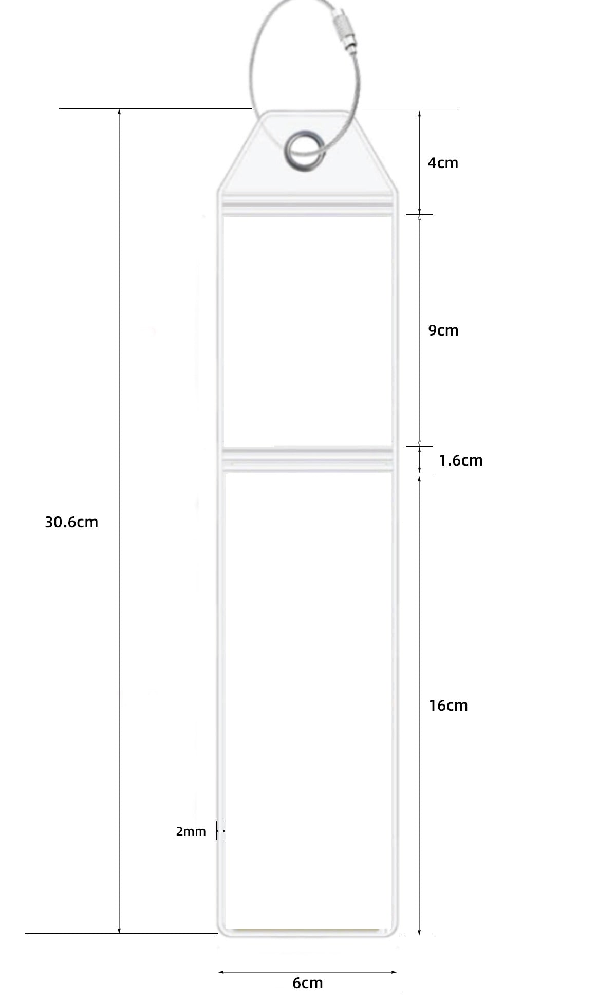 Luggage Tag And Business Card Slot