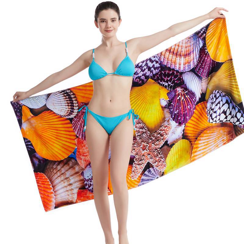 Serviette en velours éponge