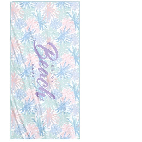 Serviette de plage en fibres ultra fines