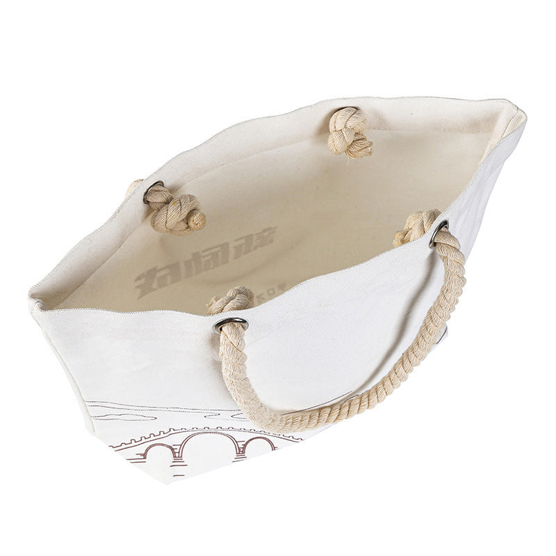 Sac à voile portatif en corde de chanvre