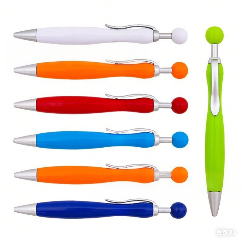 Press Type Round Head Ballpoint Pen