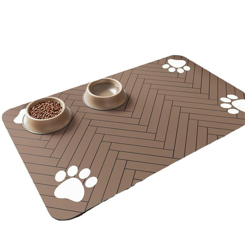 Tapis d'alimentation pour animaux de compagnie